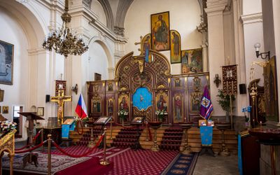 Sts Cyril and Methodius Cathedral where Czech resistance fighters hid from the Nazis