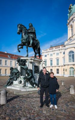 Dewey and Evelyn at Charlottenburg 