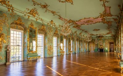 The golden gallery, new wing of Charlottenburg