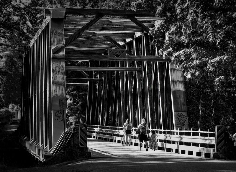 Racine ErlandCAPA 2024 Black and WhiteThe Old Wooden Bridge