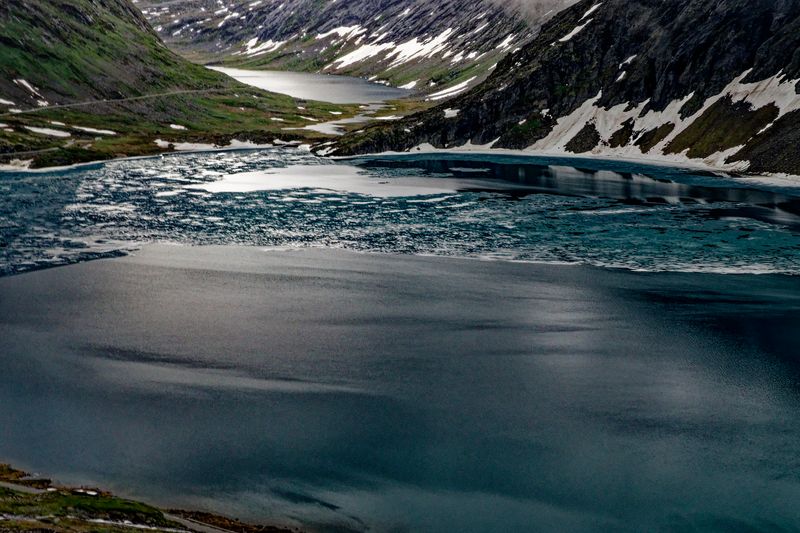Lac  Djupvatnet prs de Geirangerfjord, Dalsnibba_Norvge_20x24