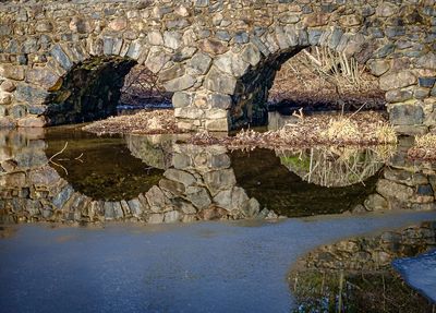 Reflexion des deux arches