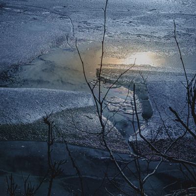 Glace eau et soleil