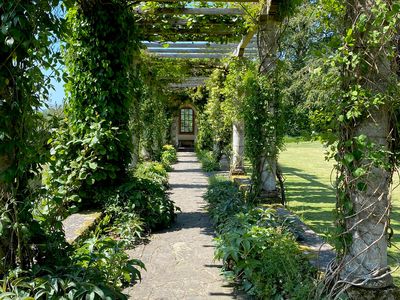 Vine Covered Colonnade 