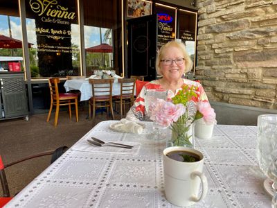 Ann at the Cafe