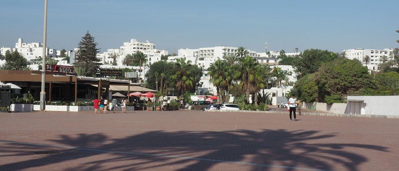 Town of Agadir from the promenade