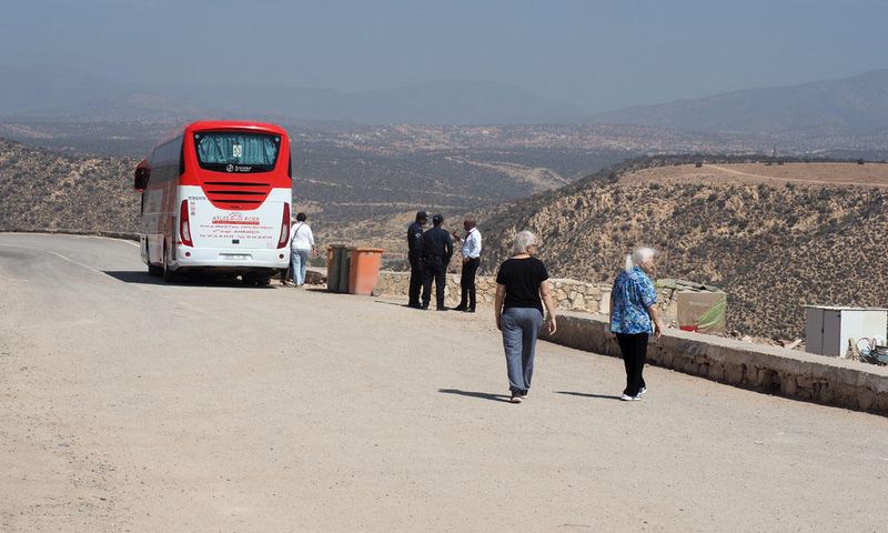 Parking lot at the Kasbah