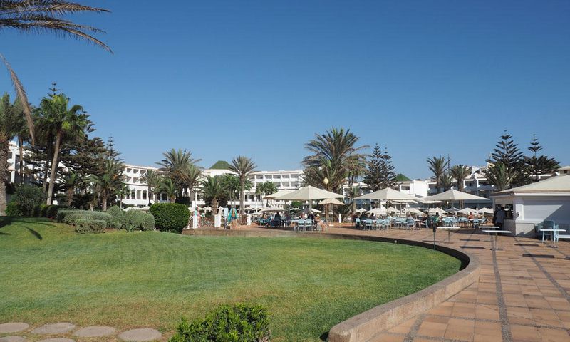 Our hotel seen from the grounds