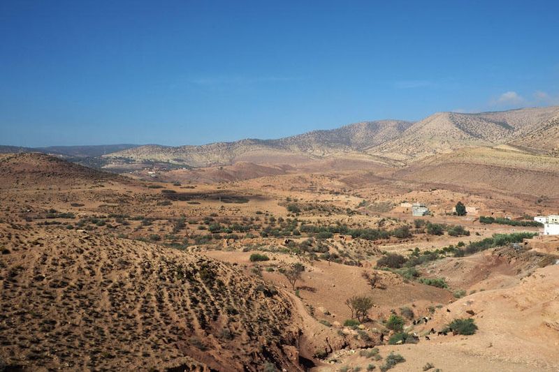 Scenery on the way from Marrakech to Agadir