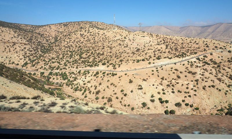 A highway paralleling ours