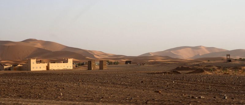 In the Sahara desert
