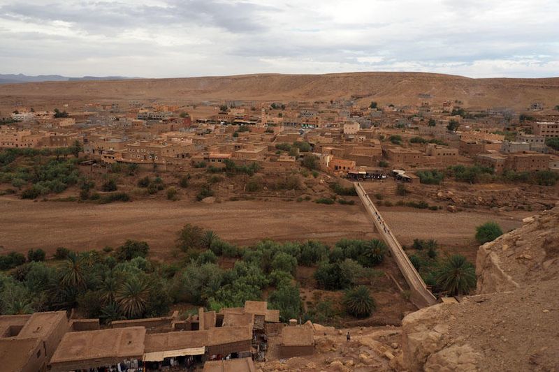 Across the wadi from Ksar Ait Ben Haddou