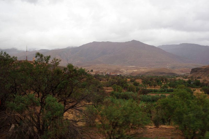 On the way from Ait Ben Haddou to Marrakech