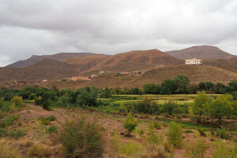 On the way from Ait Ben Haddou to Marrakech