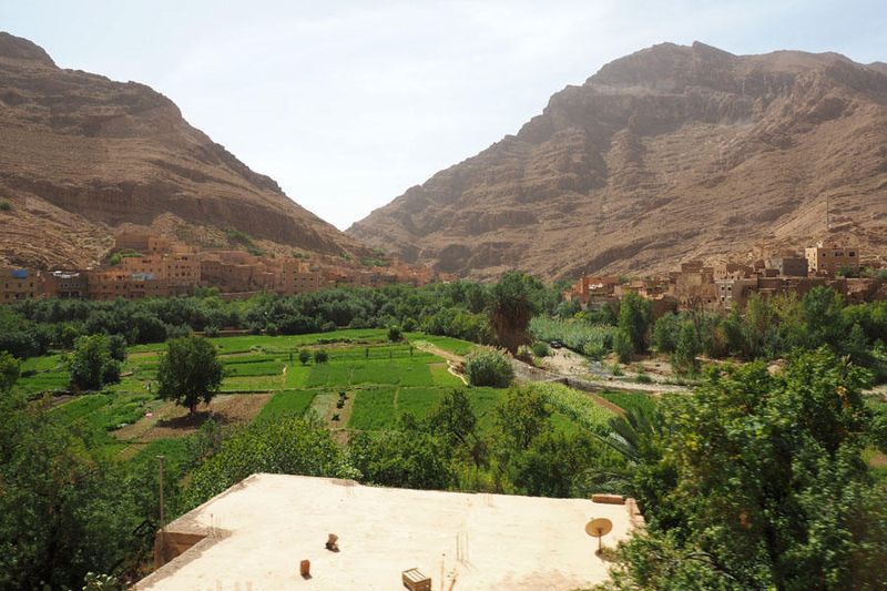 After departing the Todra gorge