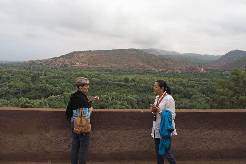 View from the Berber home