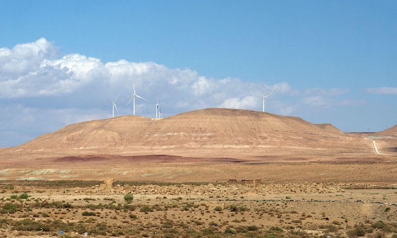 Wind farm in the countryside