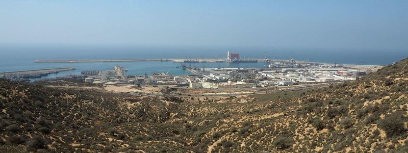 View of the second port in Agadir