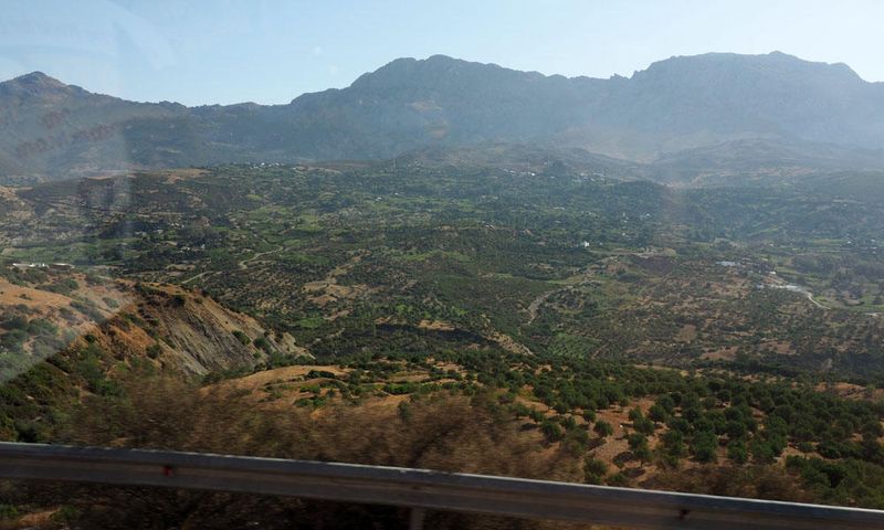 Area of the Rif mountains