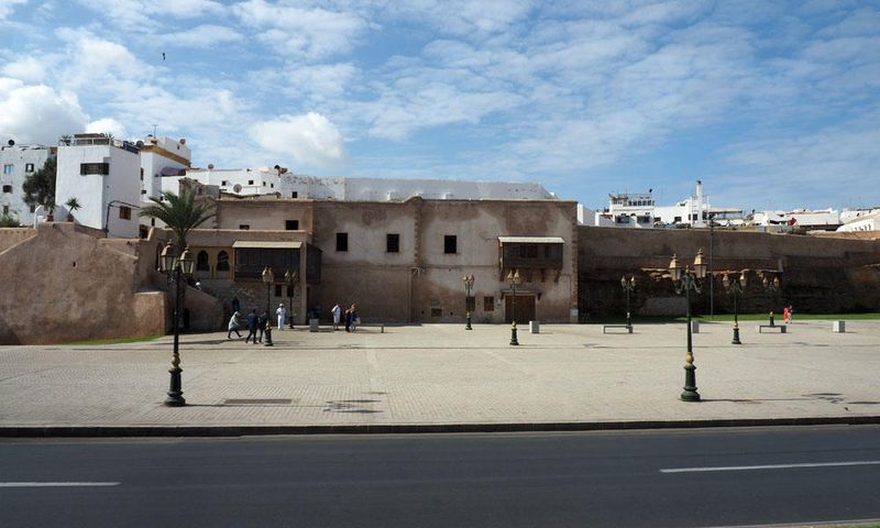 The wall of the medina in Rabat