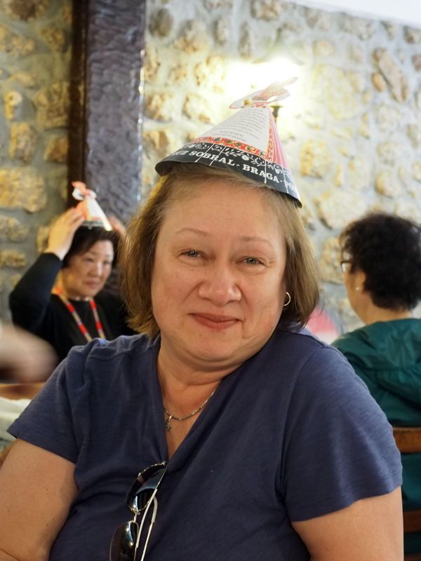 Hat from the restaurant
