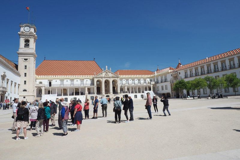 Expanse of the quadrangle at Coimbra University
