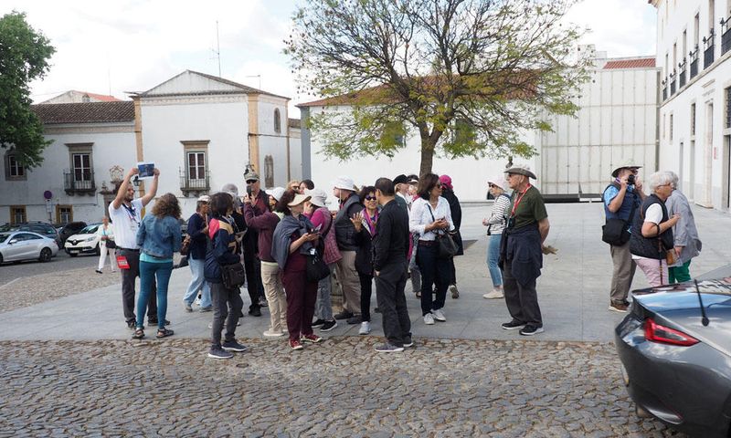 Our tour group in Evora