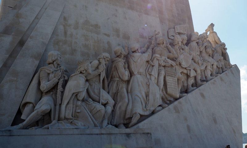 On the other side of the Monument of the Discoveries