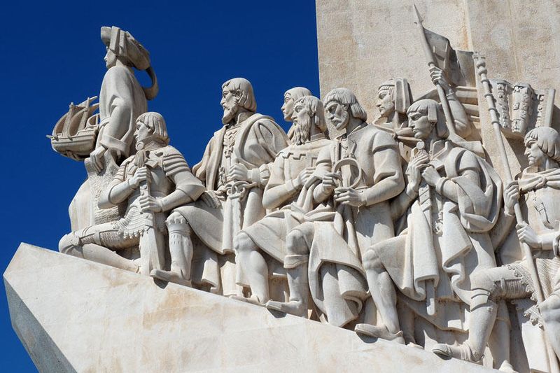 Figures on the Monument of the Discoveries