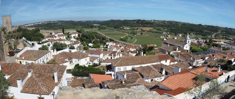 Panorama over the castle wall