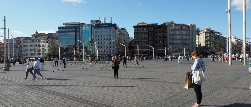 Taksim Square scene