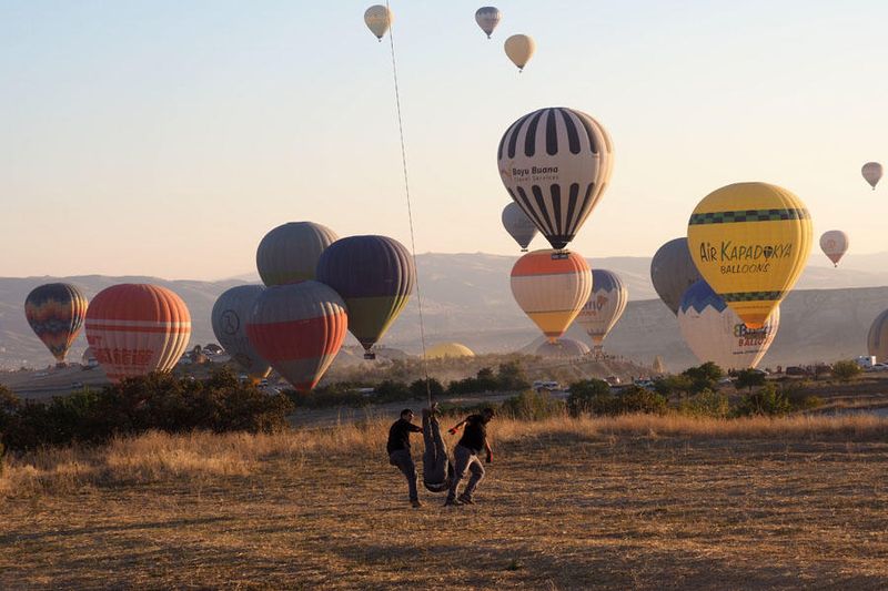 Landing the balloon