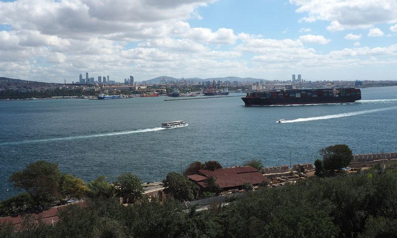 The Bosporus Strait from Topkapi Palace