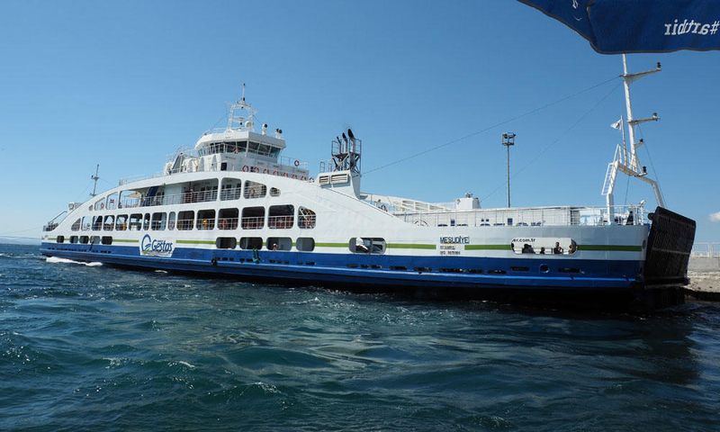 Ferry boat docking at Gelibolu