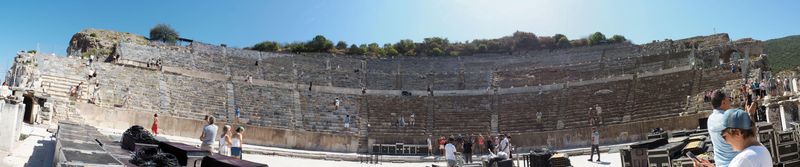 Panorama of the threater at Ephesus