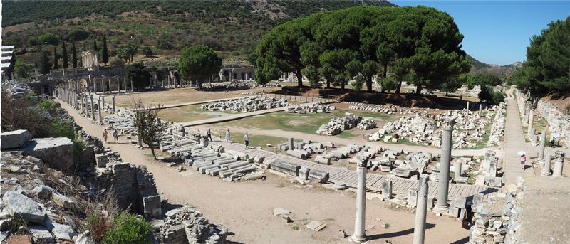 Area of the commercial agora of Ephesus