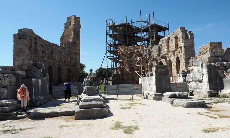 ONgoing reconstruction of the greek gate