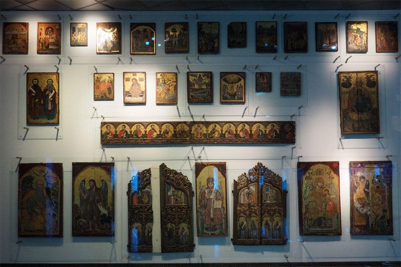 St. Nicholas and Byzantine icons display - Antalya museum