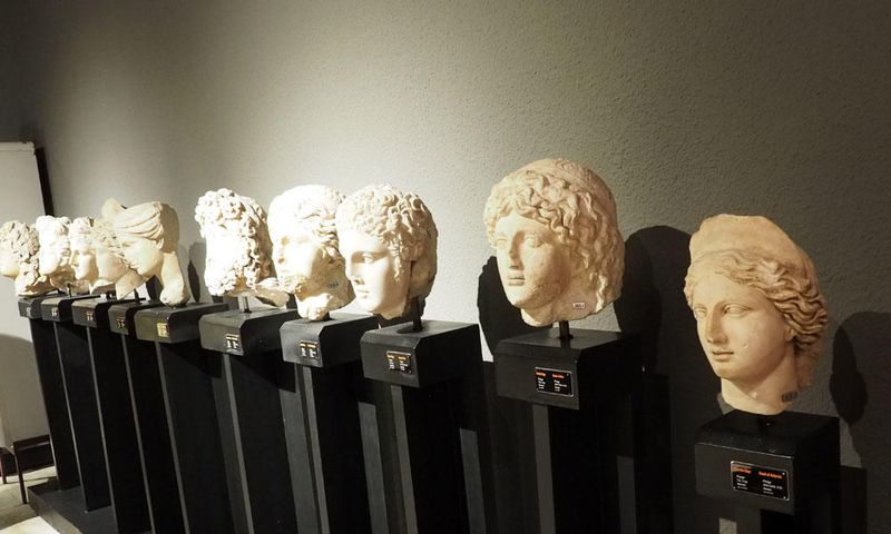 Finds from Perge in Antalya museum