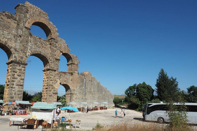 The inverted siphon of the Aspendos aqueduct