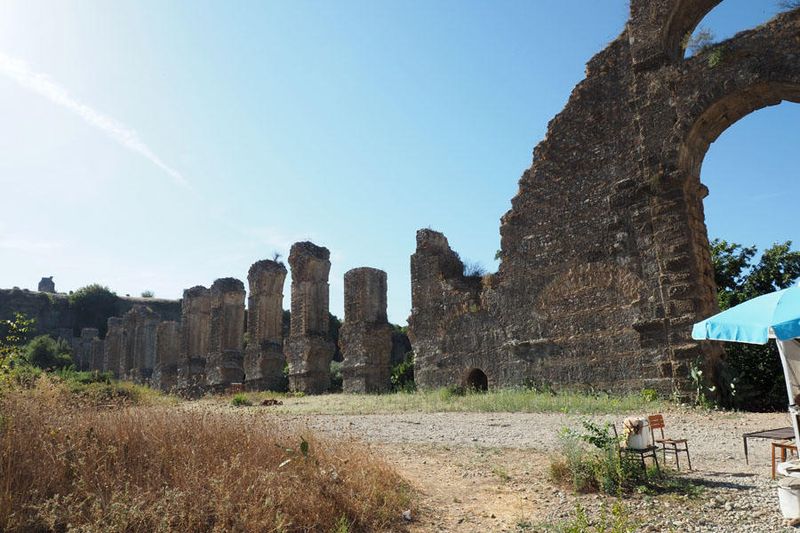 Remains of Aspendos Aqueduct