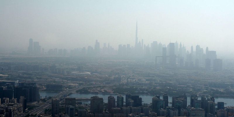 Dubai in a haze