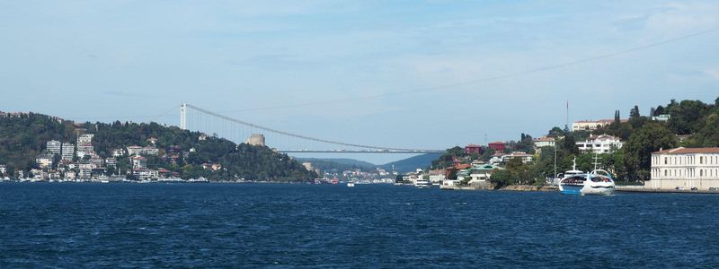 The second bridge across the Bosporus in the distance
