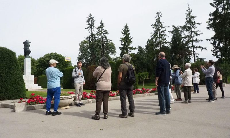 At the Monument of Gratitude to France