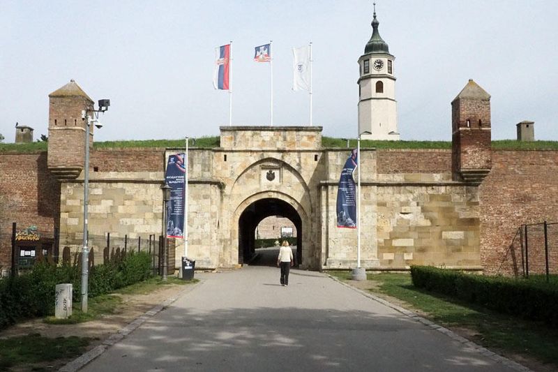 Entering the inner fort