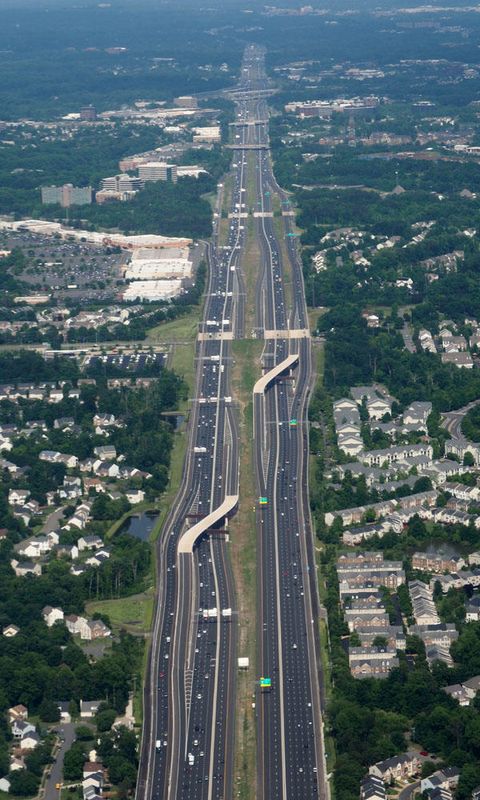 Crossing Interstate 66