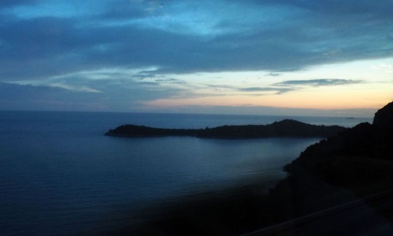 Sunset as we head back to our hotel