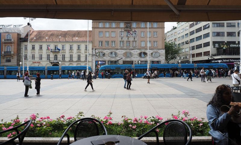 View of Central Square from Kraš chocolate store