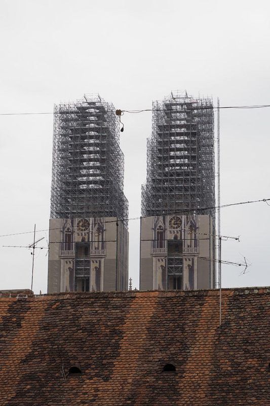 Repairing the Cathedral of Zagreb