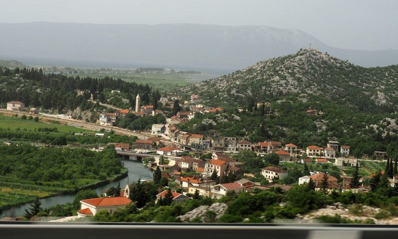 Entering the delta of the Neretva River